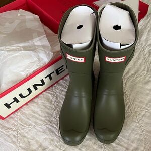 Olive Green Hunter Boots